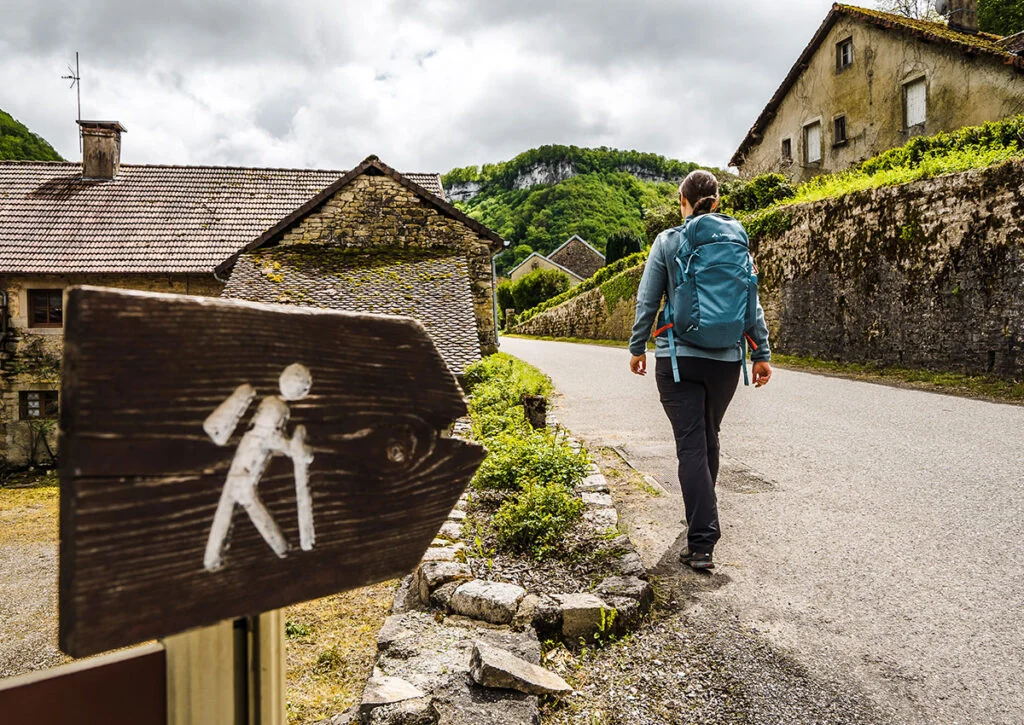 Un chemin de randonnée en France